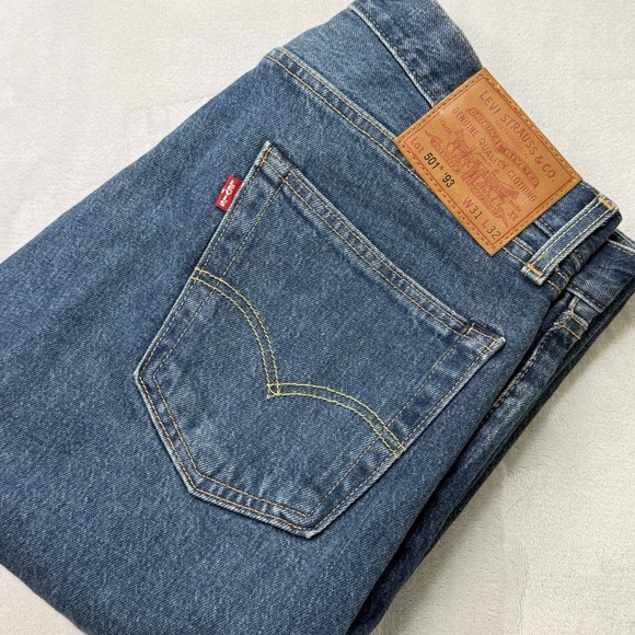 Vintage Levi's 501 Jeans 1993 Button Fly Mexico Made W31 L32 NWOT